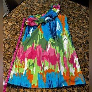 Mud Pie Colorful Abstract Casual Dress